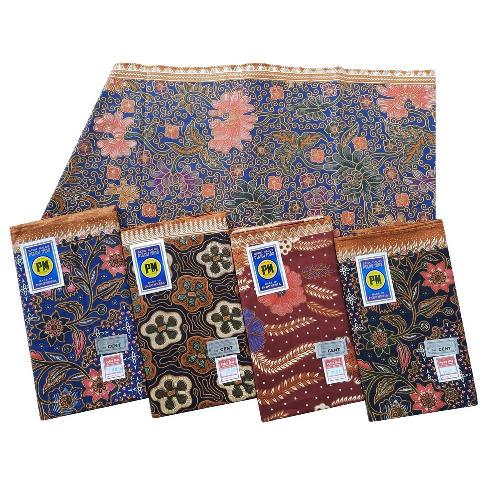 KODE K48N Kain Panjang Batik Kain PM Pulau Mas Cap Cent Original Kain Jarik Panjang Jarik Batik Samp
