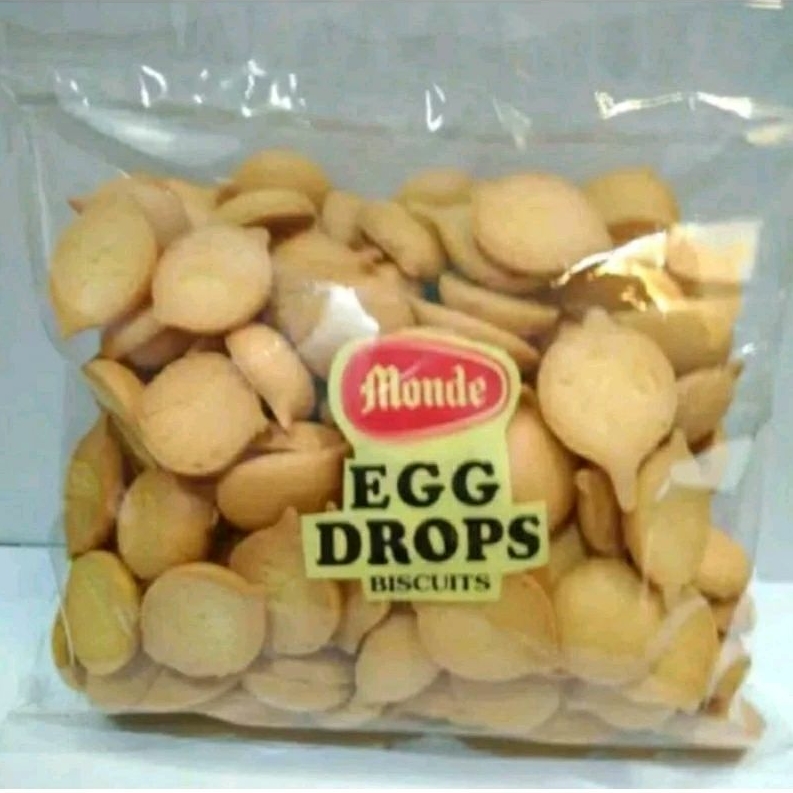 

Biskuit Monde Egg Ball Cookies/Monde Egg Drops Kemasan 500g