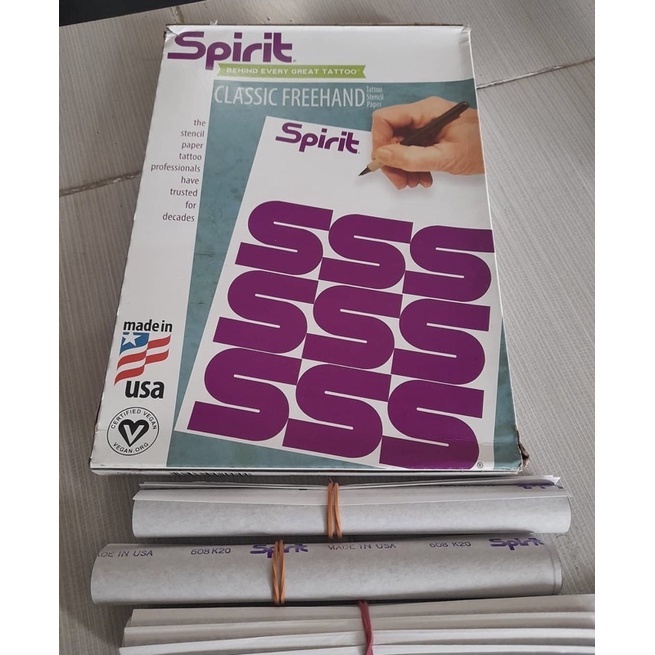 

Stencil/Thermal Paper Spirit Repro USA Kertas Tracing Tattoo 1 LEMBAR