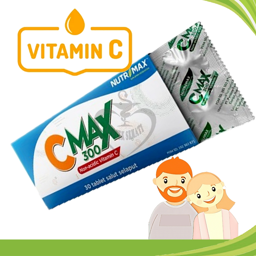 Nutrimax C MAX 300 mg Vitamin CMAX Suplemen Daya Tahan Tubuh