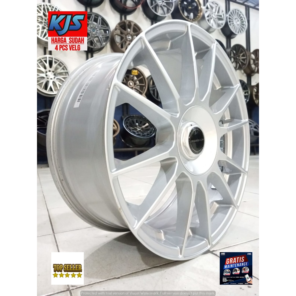 Velg Racing Bekas R18 Torsion Pcd 5x100 5x114 Ring 18 Buat Rush Terios Xpander Innova Camry Alphard 