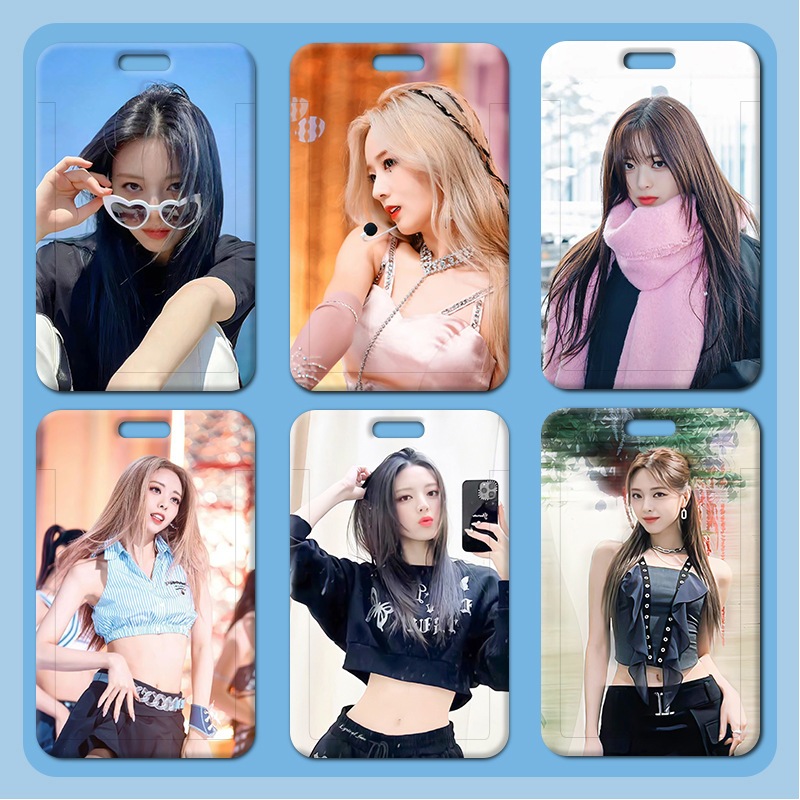 

ID Card Holder Motif Shin Yuna/ Photocard Holder / Tali Gantung /Name Tag / Yuna ITZY