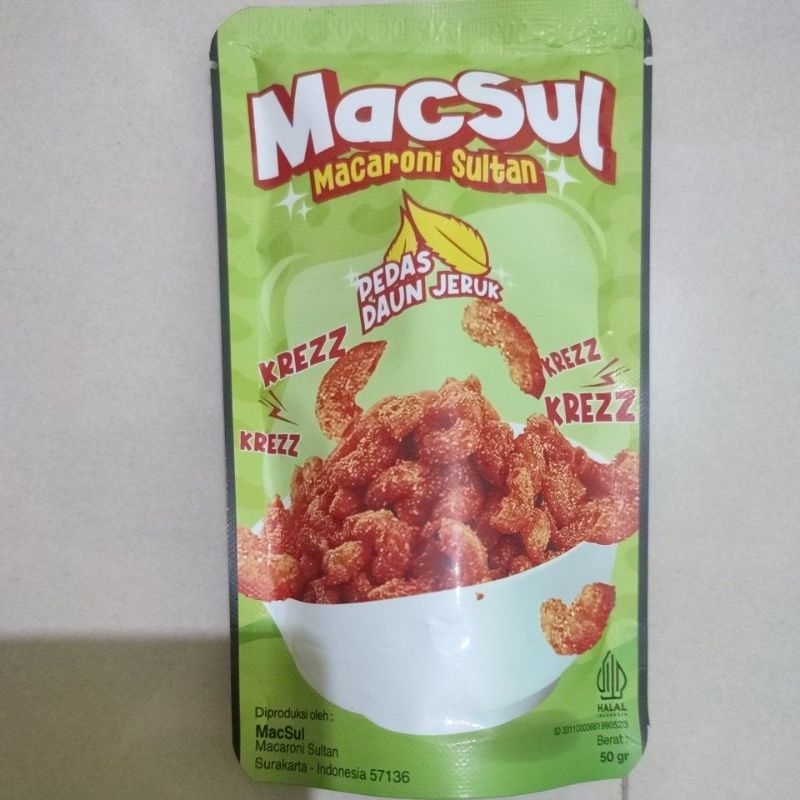 

macsul (macaroni sultan) pedas daun jeruk