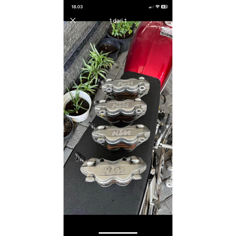 kampas rem depan KTM 790