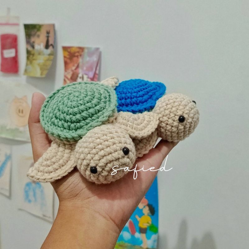 Boneka Rajut Kura-kura (Boneka Rajut / Crochet Doll)