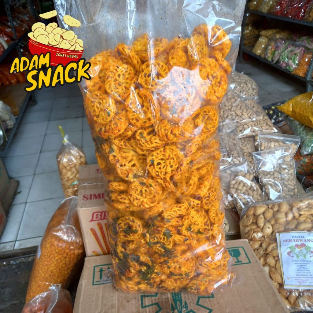 

KERUPUK SEBLAK MAWAR BAL 1.5 KG / SEBLAK RAFAEL GURIH PEDAS - COD DAN SAMEDAY