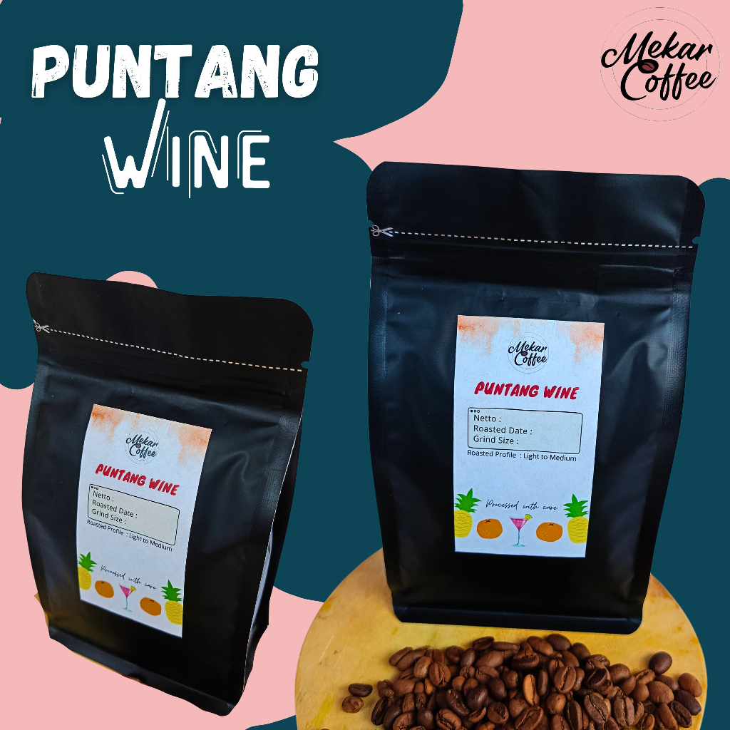 

Kopi Arabika Puntang Wine 100 grm | mekarcoffee | Biji Kopi Full Arabica Gn Puntang