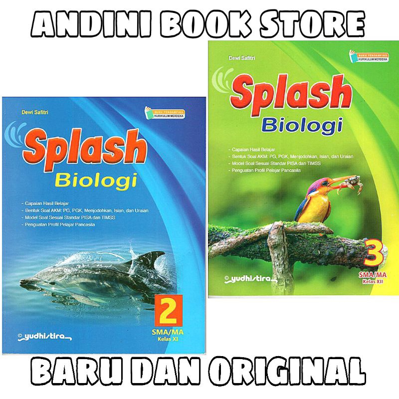 BUKU SPLASH BIOLOGI KELAS 11 12 SMA/MA KURIKULUM MERDEKA YUDHISTIRA
