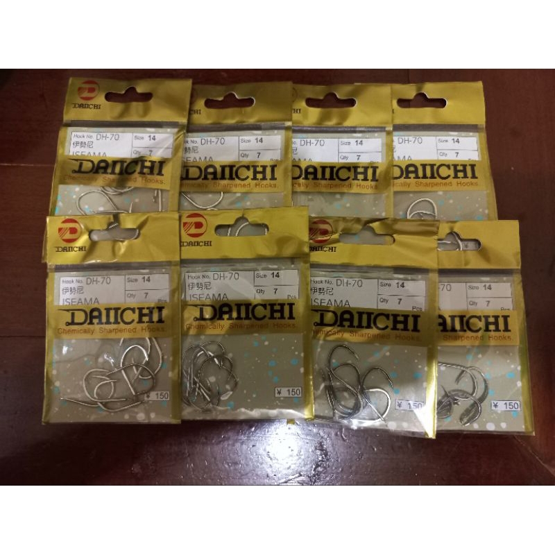 Bahan asisi hook Daiichi DH-70 DH70 iseama size 14 untuk asis hook
