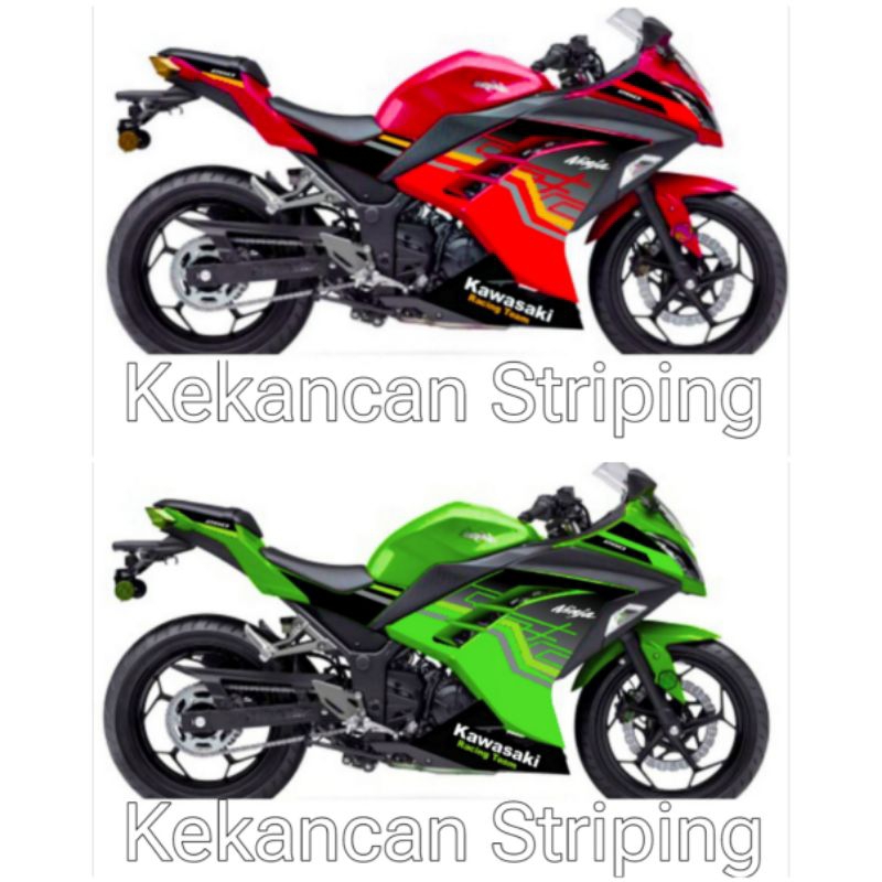 Striping Ninja 250fi Old Livery New Ninja 2023