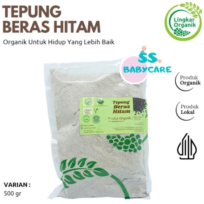 

Lingkar Organik Tepung Beras Hitam Organik 500gr - Gluten Free - Non GMO