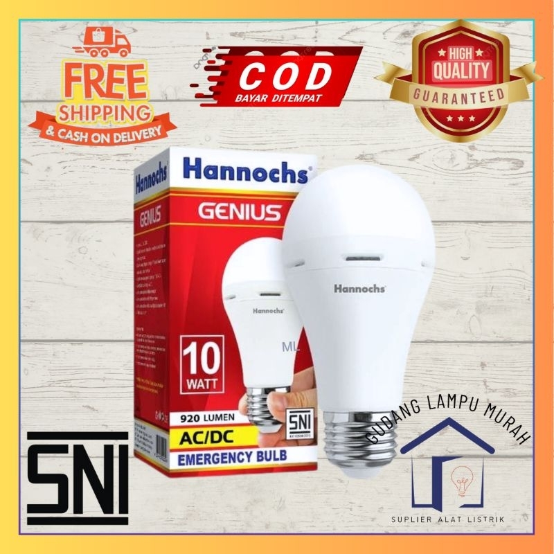 Lampu Led Emergency Hannochs Genius 10watt Lampu Led Magic Hannochs 10watt