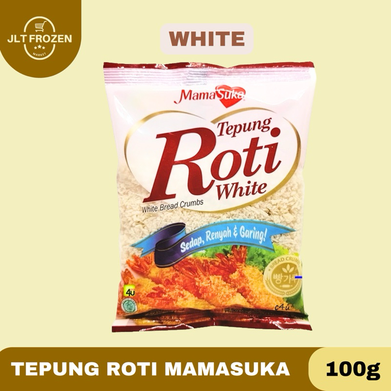 

Mamasuka Tepung Roti / Tepung Panir / Breadcrumb / Tepung Panko Putih Mix isi 200g / 100g