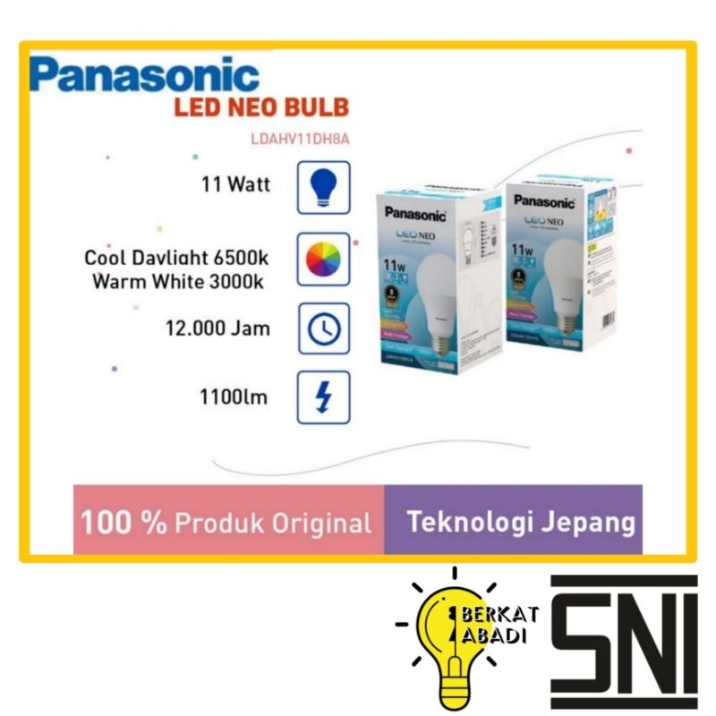 Lampu Led Panasonic 11 Watt Neo