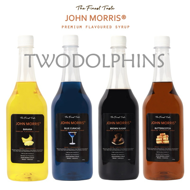 

TWODOLPHINS John Morris Syrup Banana / Blue Curacao / Brown Sugar / Butterscotch 1000 gr