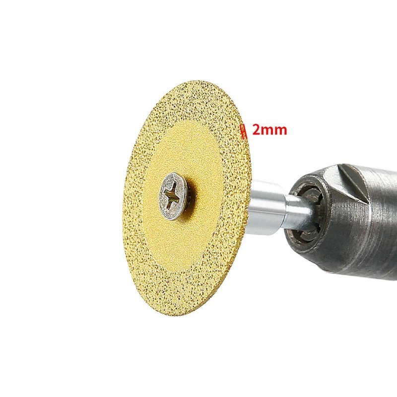 Mata Ukir Batu Diamond Cutting Disc Diameter 40mm 6mm Die Grinder Granit Kaligrafi