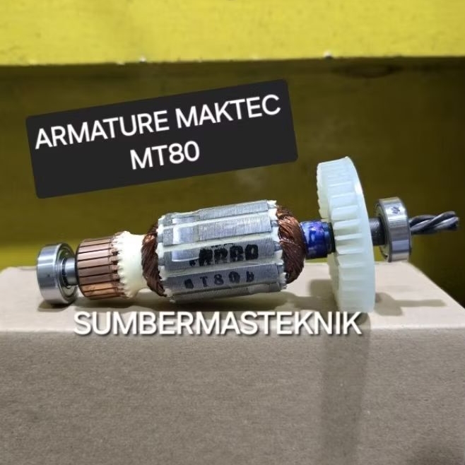 ANGKER  MAKTEC MT80 ARMATURE ROTOR MESIN BOR MAKTEC MT 80 TURBO