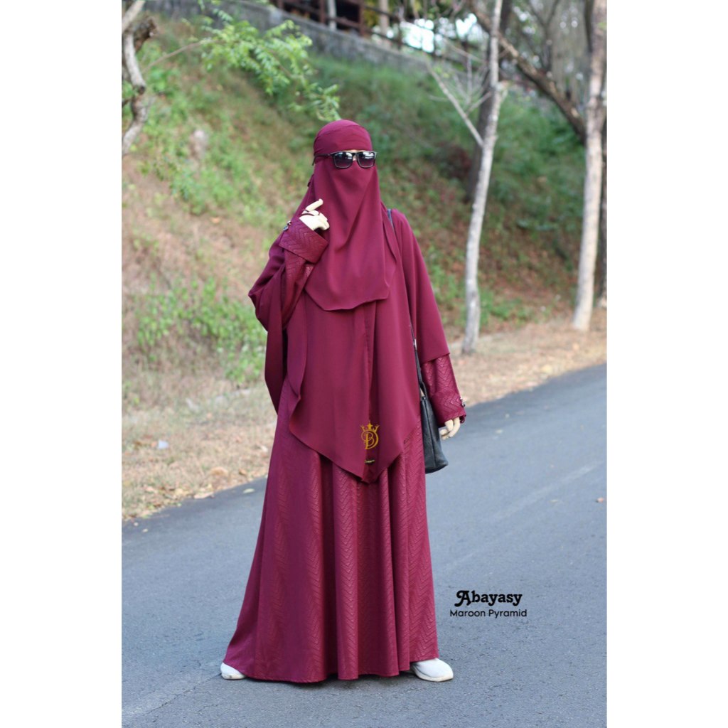 ABAYASY Motif Piramyd Matt.Wollpeach mix embos