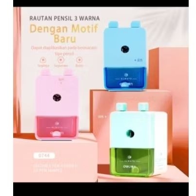 

Deli rautan putar / rautan meja 3 warna anti slip