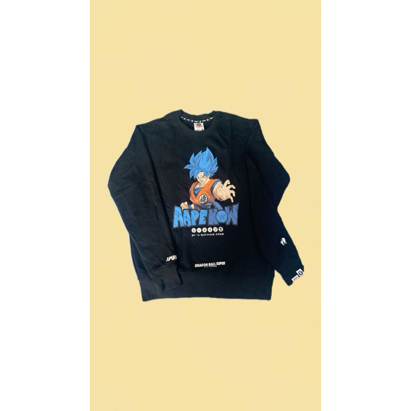 AAPE / A Bathing Ape / Dragon Ball / Son Goku Sweater / Sweat Shirt Original L