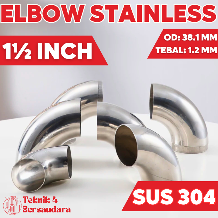 ELBOW 11/2 Inch STAINLESS STEEL 304