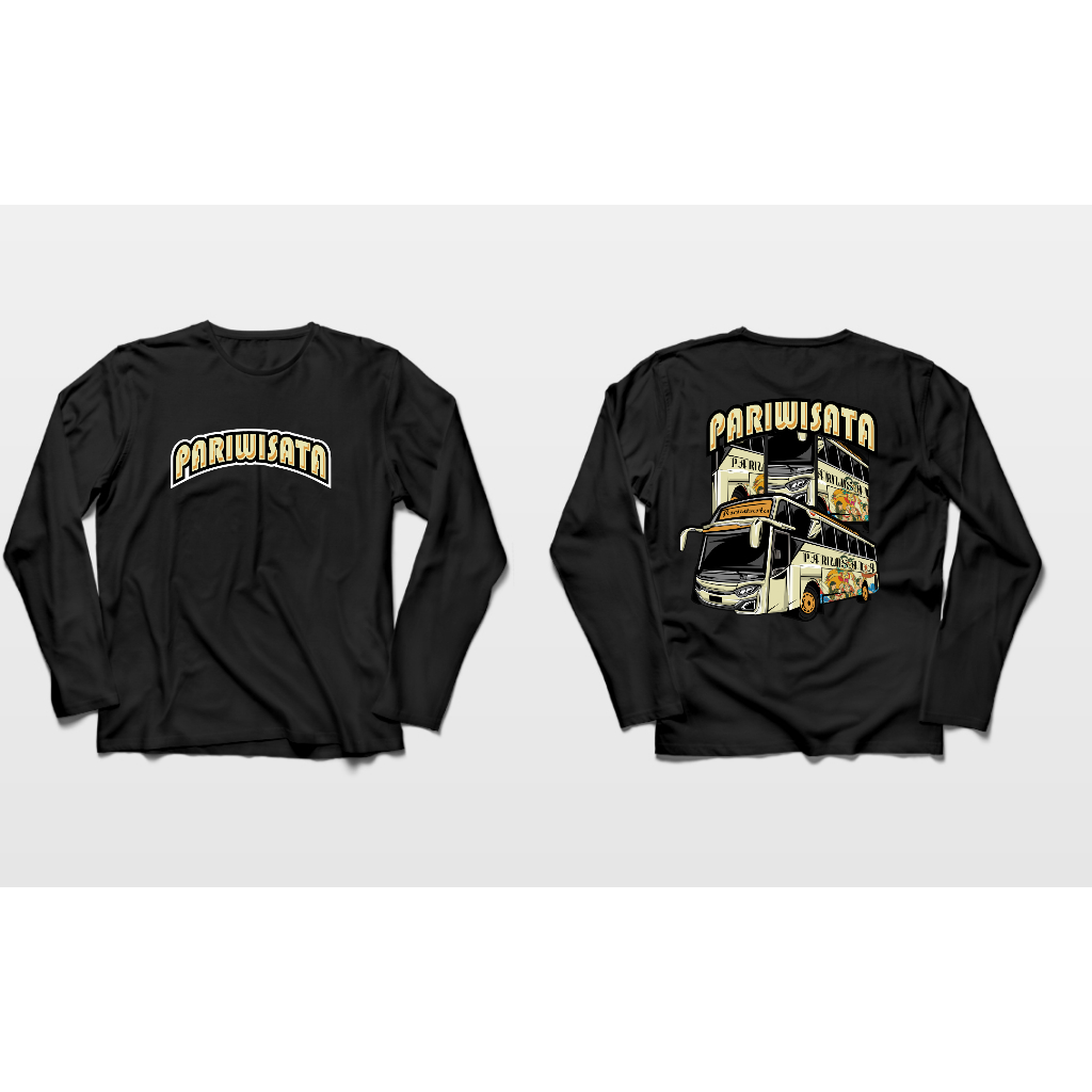 KAOS LENGAN PANJANG BUS PARIWISATA TERBARU BIG SIZE JUMBO
