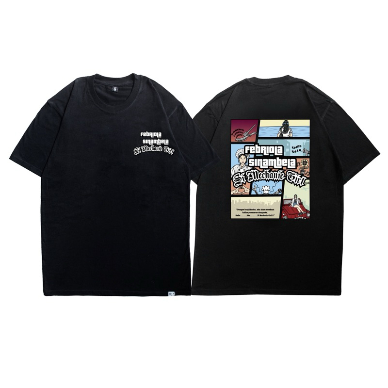 Kaos Febriolla Sinambela Jkt48 Hitam