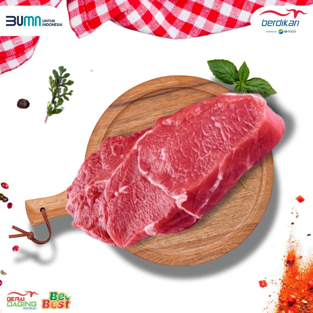 

Gerai Daging Berdikari – Daging Sapi Rendang Utuh Topside