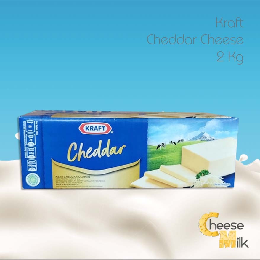 

HARGA MURAH Kraft Cheddar Cheese Loaf 2 Kg
