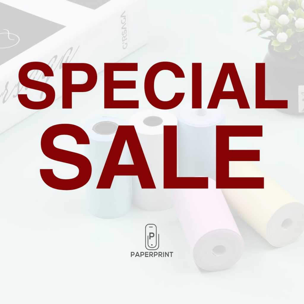 

SALE Kertas dan Sticker Thermal Special Sale Discount Blue Print Sticker Paper Color Thermal