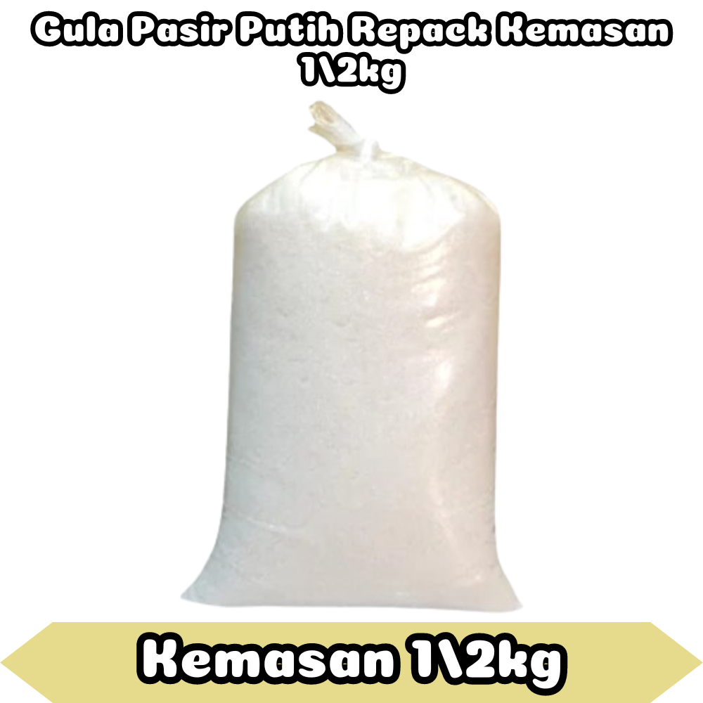 

Jual Gula Pasir Putih Repack Kemasan 1/2kg | SEDAPMALAMACC