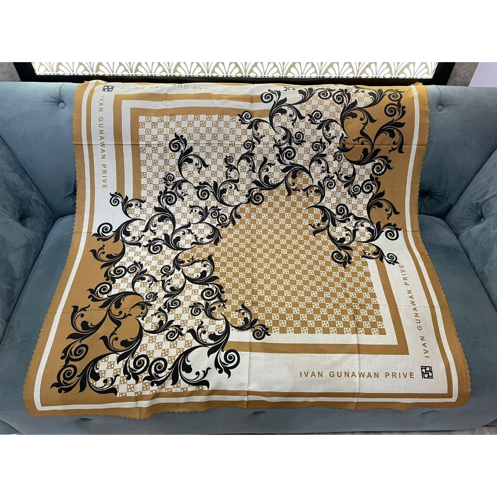 IVAN GUNAWAN PRIVE - Masterpiece Scarf Hijab Segi Empat Jilbab ORIGINAL By IVAN GUNAWAN