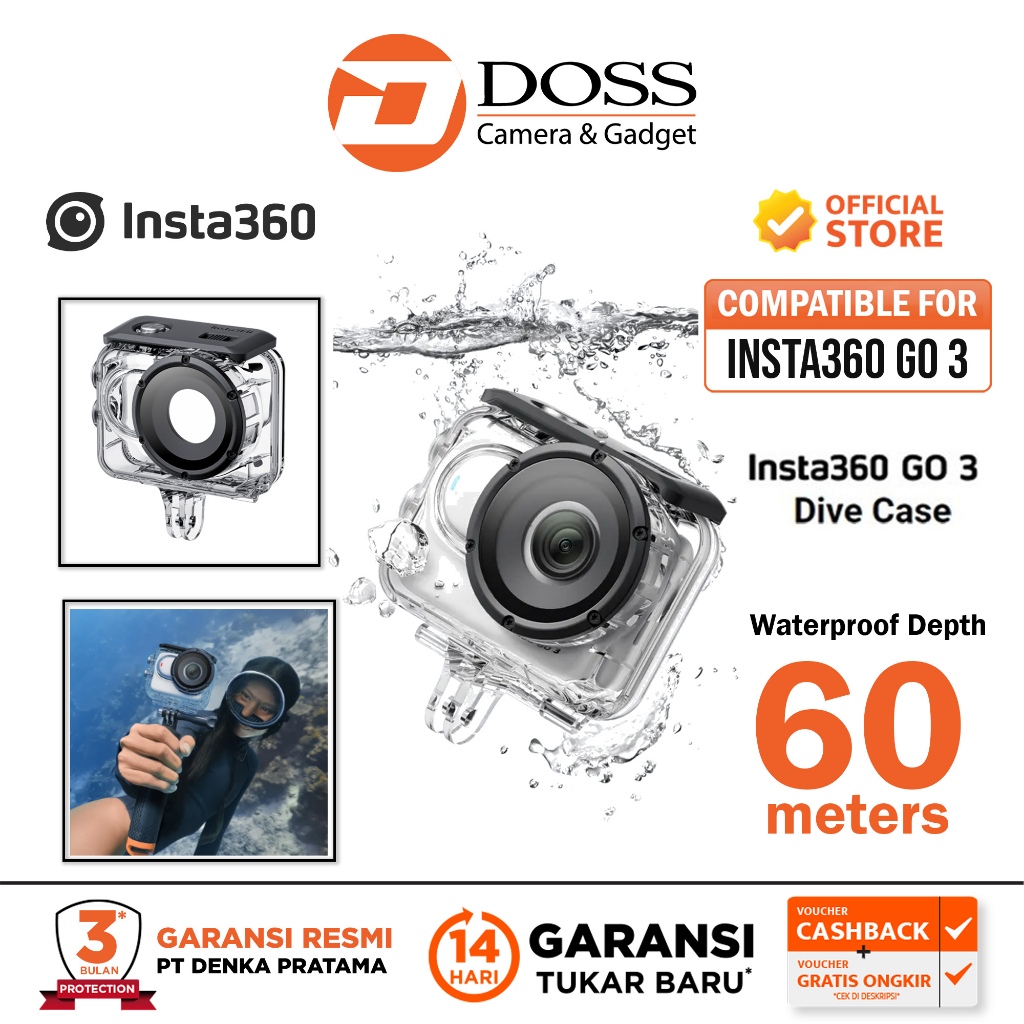 Insta360 GO 3 GO 3S Dive Case for Insta 360 Go3 GO3S