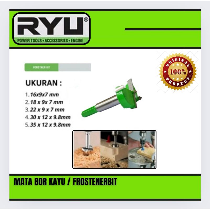 Mata Bor Kayu Mata Bor Engsel Sendok Augerbit Forstner Bit RYU