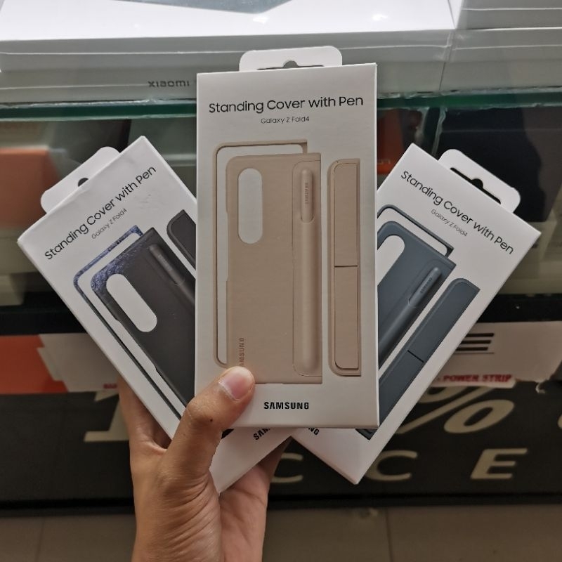 Samsung Standing Cover With Pen  Z Fold 4 Z Fold4 5G Case Casing Original 100%