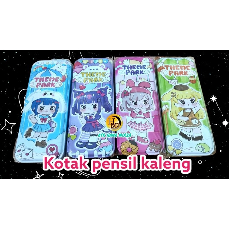 

Kotak pensil kaleng cowok dan cewek