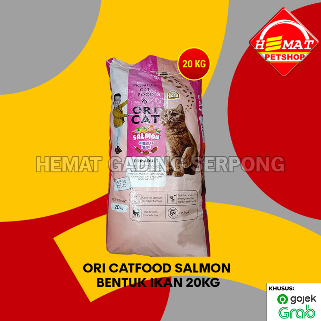 [GOSEND] Ori Cat 20 Kg / Ori Cat 20 Kg Bentuk Ikan