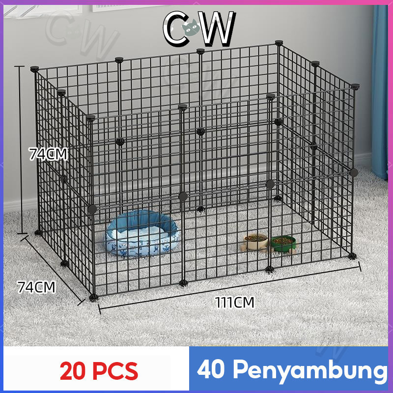Kandang kucing Pagar Kandang kawat hewan Kandang Kucing murah Kandang Kucing jumbo Pagar kucing