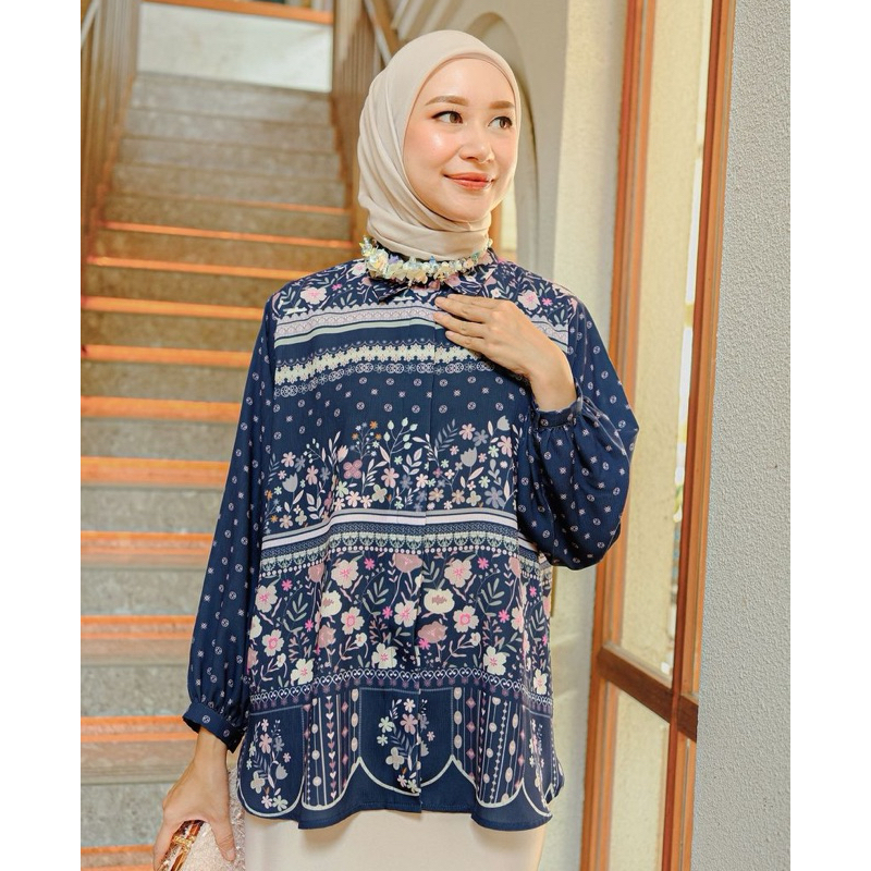 NEW SAMIRA SIGNATURE BLOUSE LAGOON SIZE L KIENKA OFFICIAL