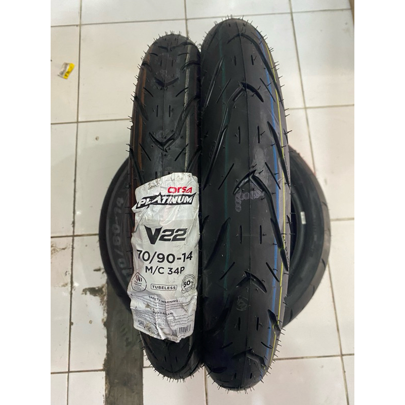 Ban CORSA Platinum V22 70/90-14(Tubeless)