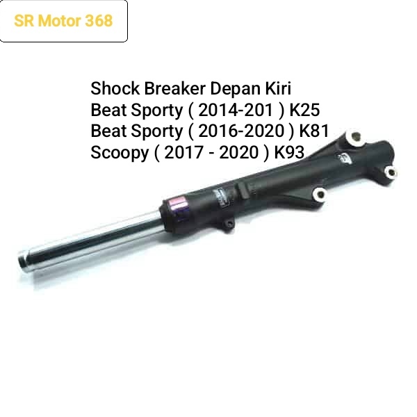 Shock Breaker Depan Kiri Beat k81 /# Shock Breaker Depan Kiri Beat K25/#Shock Breaker Depan Kiri Sco