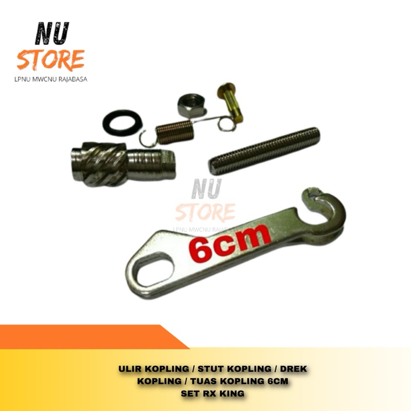 ULIR KOPLING/ STUT KOPLING/ DREK KOPLING/ TUAS KOPLING 6CM SET RX KING