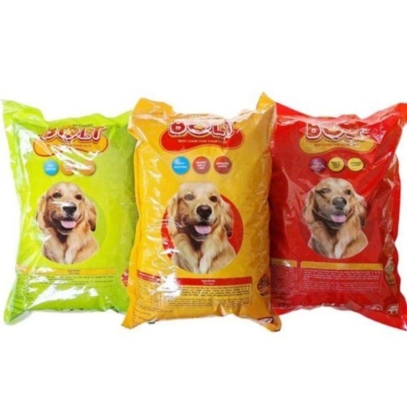 BOLT DOG 1 KG BOLT ANJING MAKANAN KERING