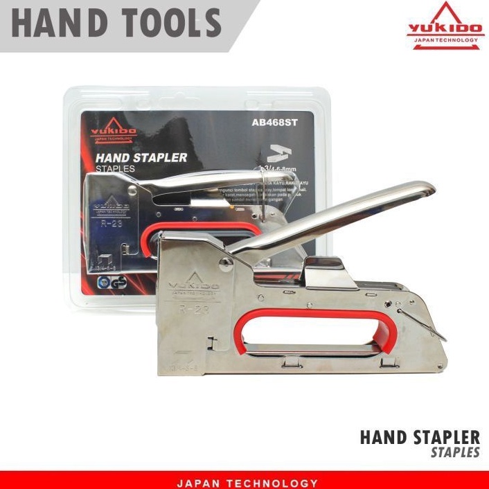 

Staples Tembak R23 Gun Tacker Stapler Staples Perekat Powerfull YUKIDO isi staples 8mm dan 6mm j AL6