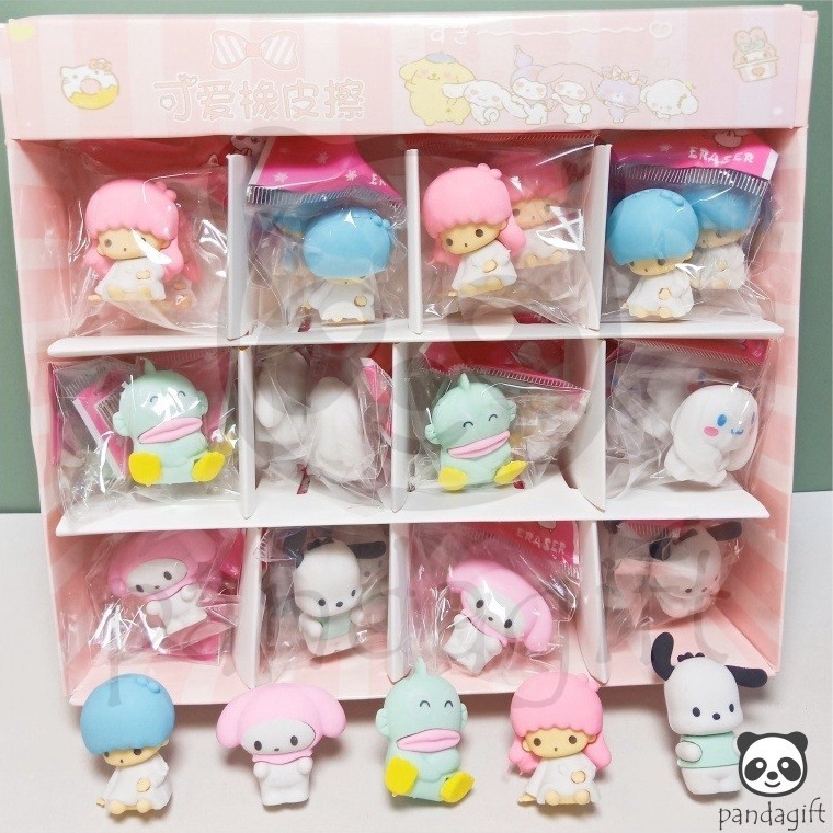 

36Pcs 1BoxPenghapus Pensil Karakter Sanrio Pokemon Space Rabbit Lucu Penghapus Lucu GG357 q Y5D9