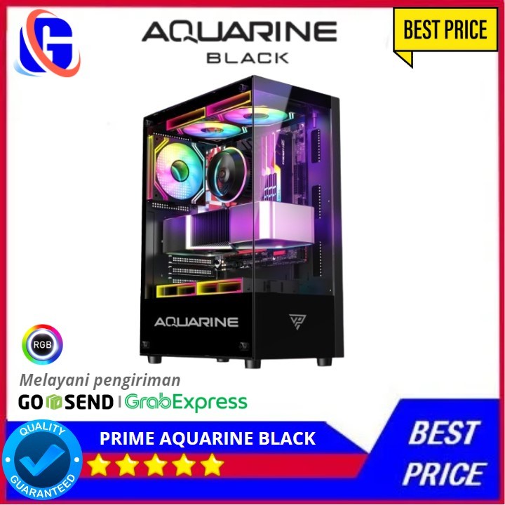 PC  Gaming AMD Ryzen5 3600 With Radeon RX 580 8GB  DDR 16 GB / SSD 120GB / HDD 500GB