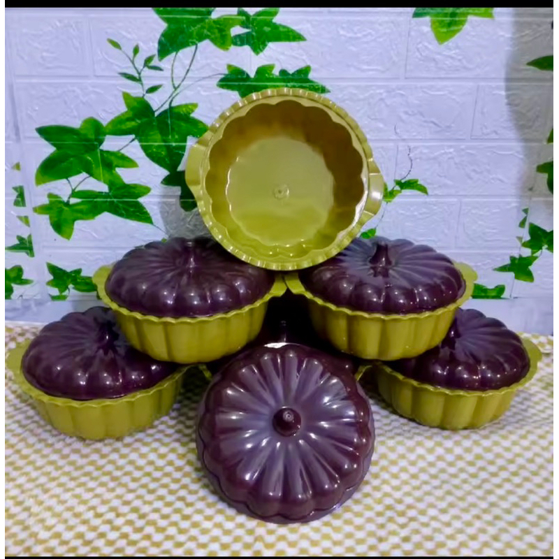 Basi Prasmanan Bentuk Labu Isi 6 Pcs Basi Prasmanan Set