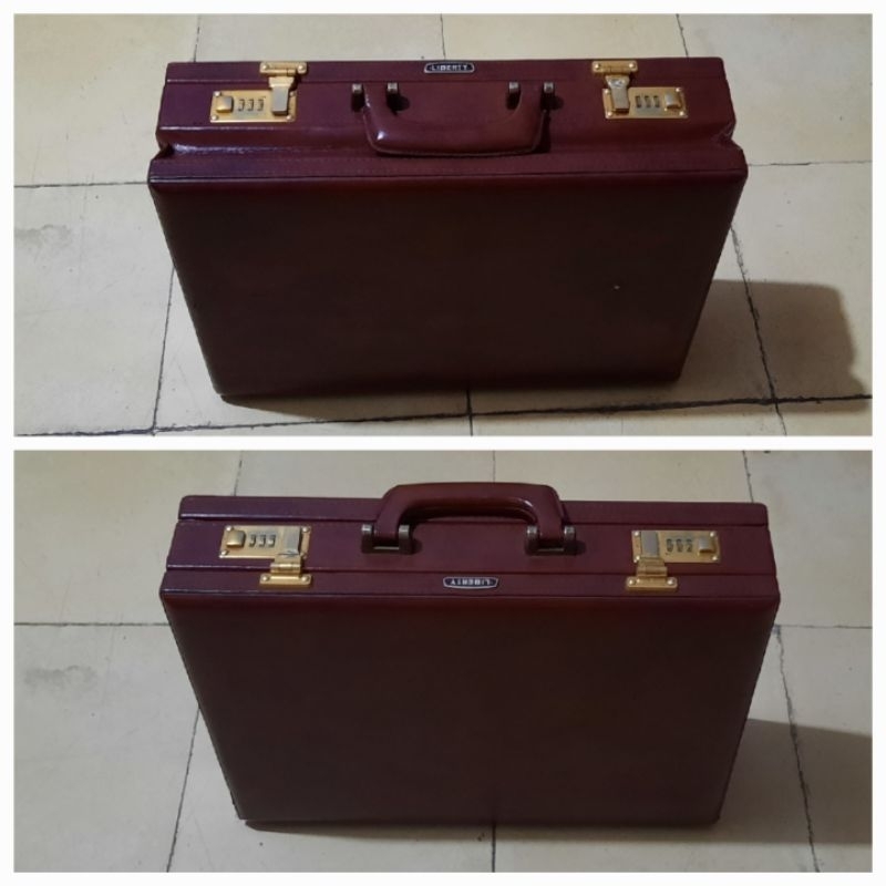 Tas jinjing Pria Office - kantor Kuno - Antik / Tas Pria kantor jaman dulu - Briefcase Liberty - jad
