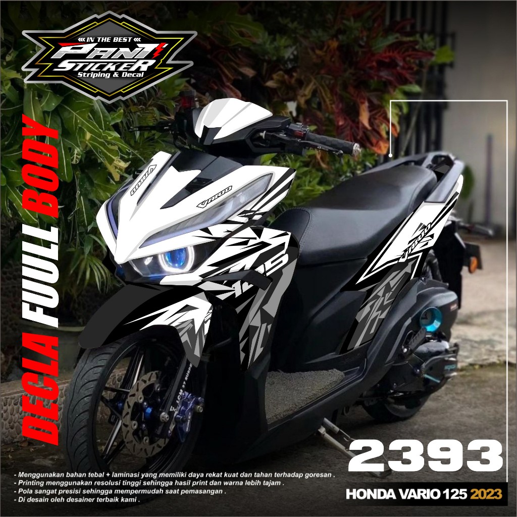 Decal Sticker Vario 125 New 2023 CBS FULL BODY - Stiker Dekal Skotlet Motor Honda Vario 125 New 2023