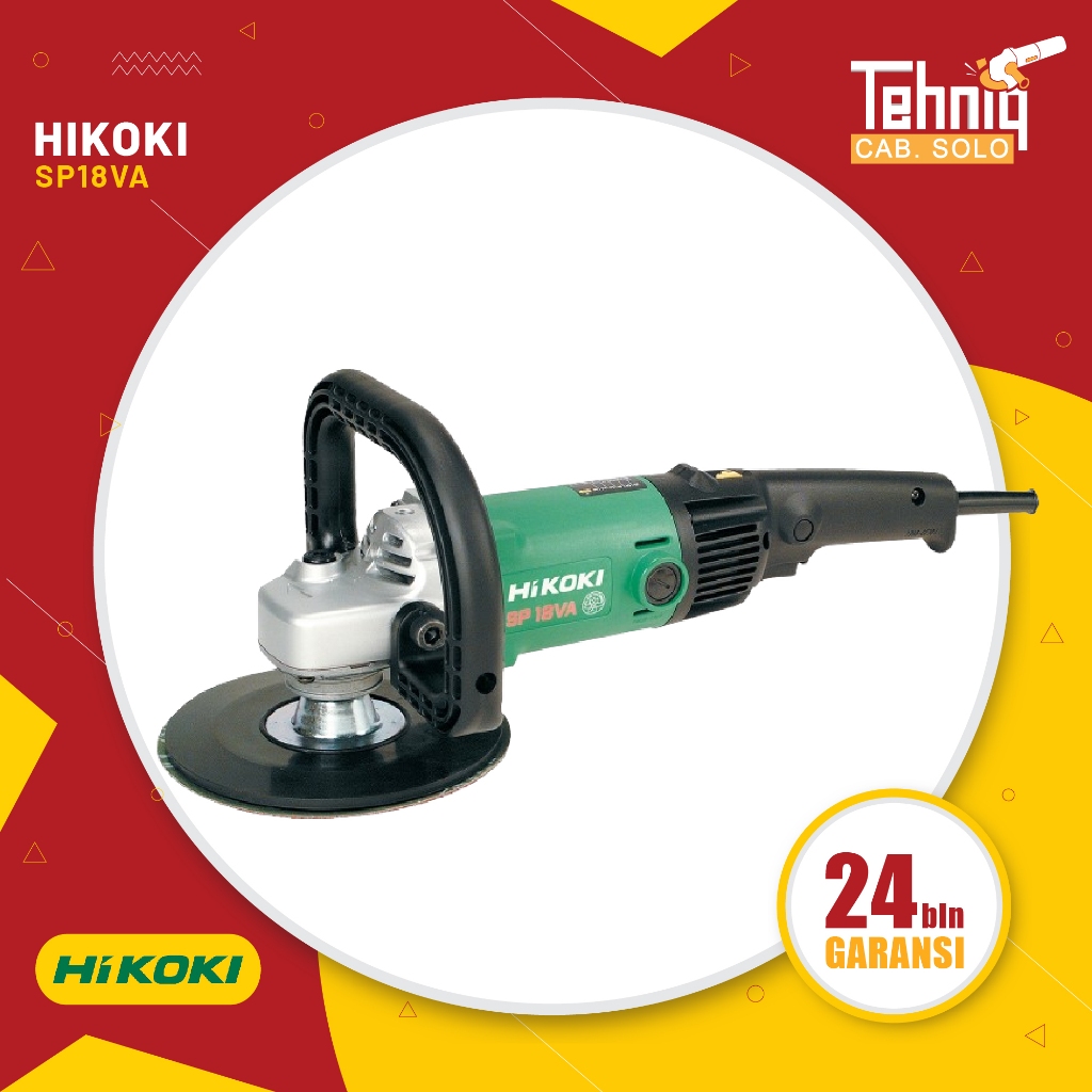 Hikoki SP 18VA Polisher Mesin poles mobil 7inch
